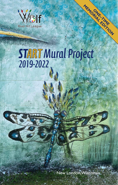 Wolf River Art League START ART Mural Project Booklet front cover