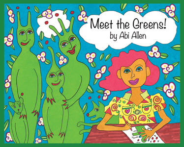 Meet The Greens by Abi Allen front cover